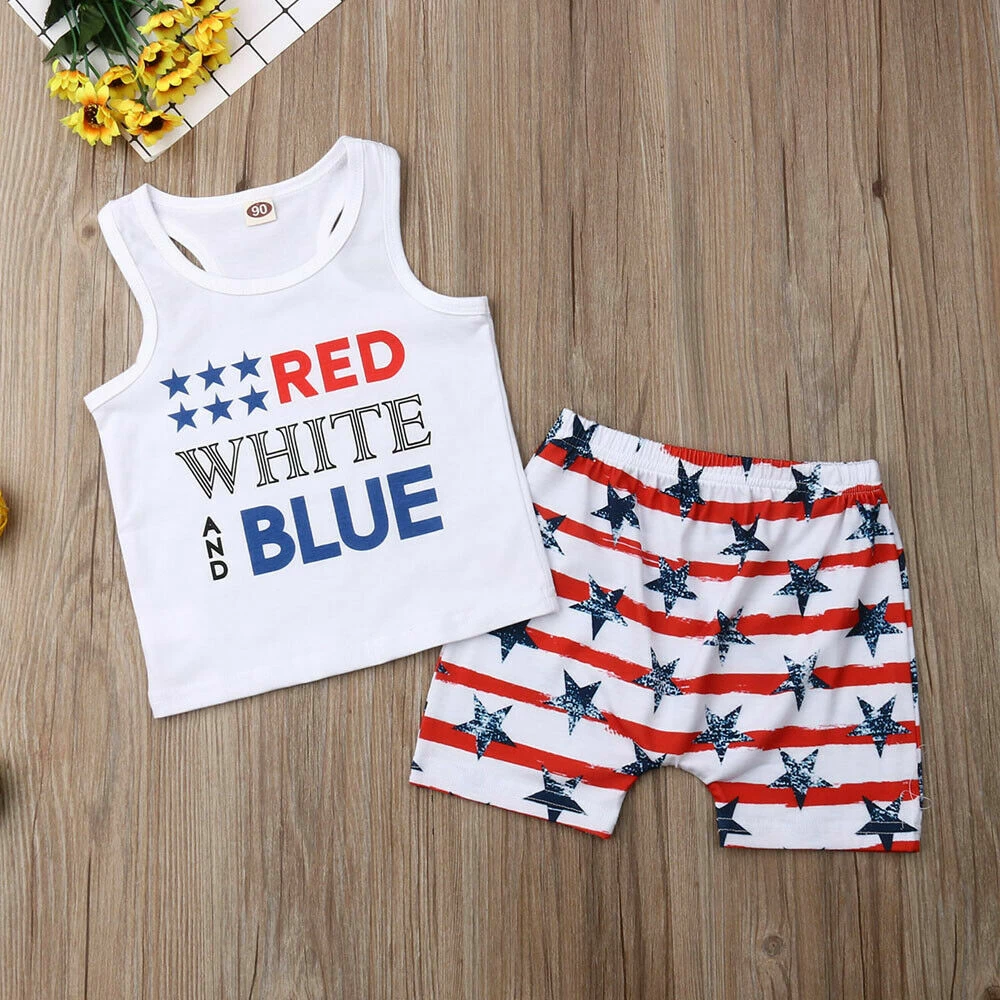Baby Yilin Store 2019 Infant Toddler Boy 4th Of July Summer Outfits Set Letter Print Vest Tops+Star Striped Shorts Independence Day Clothes 6M-4T Mens Clothing 8 Baby Yilin Store 2019 Infant Toddler Boy 4th Of July Summer Outfits Set Letter Print Vest Tops+Star Striped Shorts Independence Day Clothes 6M-4T Mens Clothing