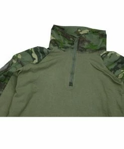 True Guard Apparel & Uniforms 2019 MTP 1/4 Zip Long Sleeve Combat G3 Frog Suits Mandrain Collar Multicam Tropic Tactical Shirt MTP Army Combat Shirt & Pants