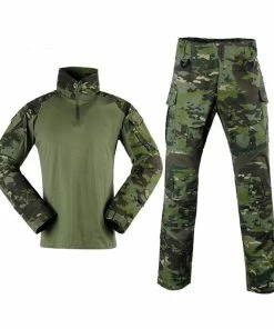 True Guard Apparel & Uniforms 2019 MTP 1/4 Zip Long Sleeve Combat G3 Frog Suits Mandrain Collar Multicam Tropic Tactical Shirt MTP Army Combat Shirt & Pants