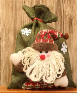 Shenzhen Super Deal Co,.Ltd Christmas Gift Bag Collection 2019 Year Merry Christmas Gift Bags Santa Claus Snowman Elk Christmas Candy Packaging Christmas Candy Decoration For Home New