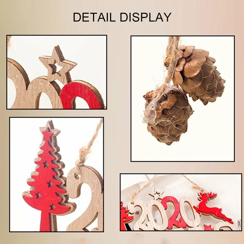 FX7816 Daily Necessities Store Christmas Decorations 2020 Merry Christmas Decor For Home Happy New Year Supplies Navidad Xmas Gift Wooden Ornament Christmas Tree Decoration Pendant 10 FX7816 Daily Necessities Store Christmas Decorations 2020 Merry Christmas Decor For Home Happy New Year Supplies Navidad Xmas Gift Wooden Ornament Christmas Tree Decoration Pendant