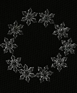 ^17 PINK^ Store 20PCS/Pack Christmas Ornament White Snowflakes Acrylic Craft Christmas Snowflake Tree Window Christmas Decorations For Home