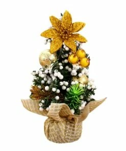 Cozy Cottage Store 20cm Merry Christmas Tree Bedroom Desk Decoration Mini Xmas Christmas Tree Desktop Ornament Toy Doll Office Home Children Gift