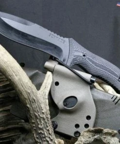 The American Store Schrade Knife - Kydex Sheath | Night Stalker | Firestarter And Button Light Military Clothing & Accessories