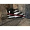 The American Store 24" Red Line Distressed Flag For Firefighters Flags & Banner