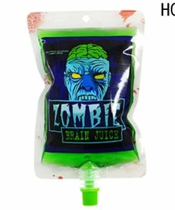 Jennifer's Commodity Store Halloween Prop 250ml Transparent Clear Medical PVC Material Reusable Blood Energy Drink Bag Halloween Vampire Pouch Props Freeshipping