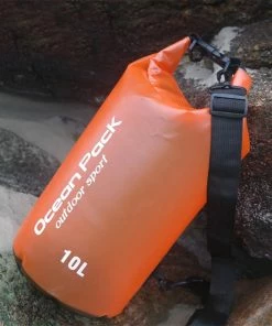 YOUGLE Store 2L 5L 10L Outdoor Waterproof Swimming Bag Bucket Dry Sack Storage Bag River Trekking Rafting Kayaking Travel Water Barrel Military Clothing & Accessories