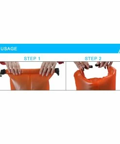 YOUGLE Store 2L 5L 10L Outdoor Waterproof Swimming Bag Bucket Dry Sack Storage Bag River Trekking Rafting Kayaking Travel Water Barrel Military Clothing & Accessories