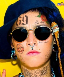 The American Store T69 Face Tattoo Set Inspired By Tekashi 6ix9ine | Halloween Face Tattoos