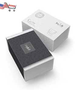 The American Store JoyJolt Carre Square Old Fashioned Scotch & Ultra Clear Whiskey Glasses For Bourbon & Liquor Set Of 2 Glassware