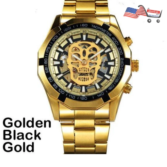 Onlineamericanstore Skeleton Steampunk Auto Mechanical Mens Watch - Best Fathers Day Gift, Husband Gift, Boyfriend Gift, Anniversary Gift, Free Shipping Halloween Jewelry 8 Onlineamericanstore Skeleton Steampunk Auto Mechanical Mens Watch - Best Fathers Day Gift, Husband Gift, Boyfriend Gift, Anniversary Gift, Free Shipping Halloween Jewelry