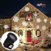 Onlineamericanstore 12 Patterns Christmas Decoration Laser Snowflake Projector - Outdoor LED Waterproof Disco Lights For Home & Garden Laser Christmas Lights