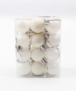 Online American Store Christmas Decorations 30mm Christmas Xmas Tree Ball Bauble Hanging Home Party Ornament Decor Packaging Christmas Merry Christmas Decoration