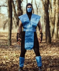 The American Store Sub-Zero Ninja Cosplay Boys' Chest Ninja Costume Halloween Costume