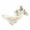 Giftower Party Store 36inch 90cm Tall White Halloween Decoration Hanging Ghost With Chain Light Up Eyes Sound And Sensor For Halloween Props Halloween Decorations