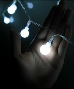 The American Store 3M 6M 10M Battery Waterproof Fairy Garland LED Ball Decorative String Lights For Christmas Tree Wedding Home Indoor Decoration