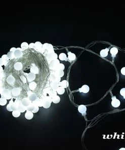 The American Store 3M 6M 10M Battery Waterproof Fairy Garland LED Ball Decorative String Lights For Christmas Tree Wedding Home Indoor Decoration