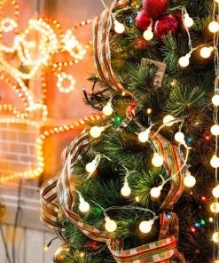 The American Store 3M 6M 10M Battery Waterproof Fairy Garland LED Ball Decorative String Lights For Christmas Tree Wedding Home Indoor Decoration