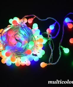 The American Store 3M 6M 10M Battery Waterproof Fairy Garland LED Ball Decorative String Lights For Christmas Tree Wedding Home Indoor Decoration