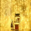 The American Store New Year Collection 3X3m 300 LED Lamp Ornaments Curtain New Year Lights Christmas Decorations For Home Party Wedding Home Decor Enfeites De Natal