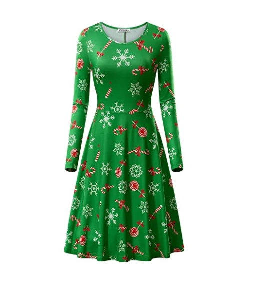 Shop4530021 Store Christmas Women Clothing 2018 Autumn Women Christmas Dress XL Plus Size New Year Festival Large Size Long Sleeve Tree Casual Vintage Winter Dress Ladies 5 Shop4530021 Store Christmas Women Clothing 2018 Autumn Women Christmas Dress XL Plus Size New Year Festival Large Size Long Sleeve Tree Casual Vintage Winter Dress Ladies