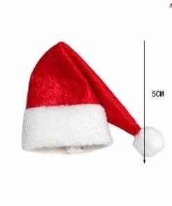 The American Store Christmas Red Wine Bottle Covers Clothes Bag With Hats Dinner Table Xmas Navidad Christmas Decorations For Home