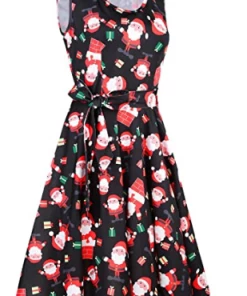 SYourself Store 2018 New Winter Christmas Dress For Women Elk Snowflake Autumn Long Sleeve 5XL Plus Size Lady Casual A-Line Mini Dress Vestidos