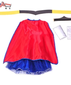 KIDS PARTY Halloween Kids Costumes New Deluxe Wonder Woman Movie Costume Dress For Girls Superhero Theme Halloween Costume Party Dress