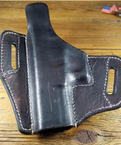 Onlineamericanstore Military Clothing & Accessories Custom Leather Holster With American Flag Theme For Full Size Glock