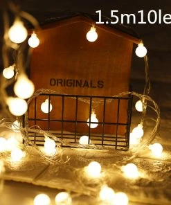 LEIBABA Store 3m 30 Lamp LED Strip Light Battery Box Light String Christmas Decorations For Home Decor New Year Decoration Christmas 2018.q