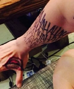 The American Store 4 Styles Halloween Cosplay The Joker Temporary Tattoo Stickers Body Art Tattoos For Face Arm 20X29.6cm #255337 17 The American Store 4 Styles Halloween Cosplay The Joker Temporary Tattoo Stickers Body Art Tattoos For Face Arm 20X29.6cm #255337