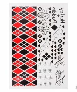 The American Store 4 Styles Halloween Cosplay The Joker Temporary Tattoo Stickers Body Art Tattoos For Face Arm 20X29.6cm #255337 15 The American Store 4 Styles Halloween Cosplay The Joker Temporary Tattoo Stickers Body Art Tattoos For Face Arm 20X29.6cm #255337