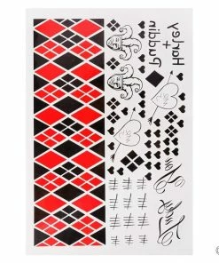 The American Store 4 Styles Halloween Cosplay The Joker Temporary Tattoo Stickers Body Art Tattoos For Face Arm 20X29.6cm #255337 21 The American Store 4 Styles Halloween Cosplay The Joker Temporary Tattoo Stickers Body Art Tattoos For Face Arm 20X29.6cm #255337