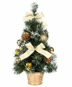 Surprising World Store 40CM Christmas Tree Warm Light New Year Xmas Tree Ornaments For Home Party Decoration Merry Christmas Table Decor Best Kids Gift