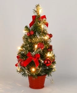 Surprising World Store 40CM Christmas Tree Warm Light New Year Xmas Tree Ornaments For Home Party Decoration Merry Christmas Table Decor Best Kids Gift