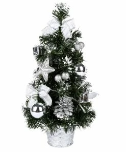 Surprising World Store 40CM Christmas Tree Warm Light New Year Xmas Tree Ornaments For Home Party Decoration Merry Christmas Table Decor Best Kids Gift