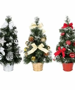 Surprising World Store 40CM Christmas Tree Warm Light New Year Xmas Tree Ornaments For Home Party Decoration Merry Christmas Table Decor Best Kids Gift