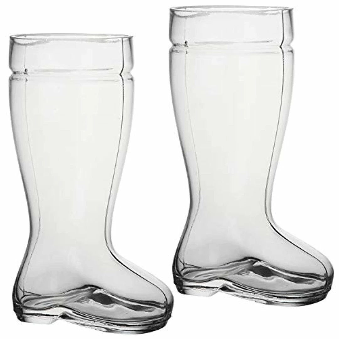 2 Liter Beer Boot Glass Set - Oktoberfest Beer Boots - Set Of 2 - MyGift 9 2 Liter Beer Boot Glass Set - Oktoberfest Beer Boots - Set Of 2 - MyGift