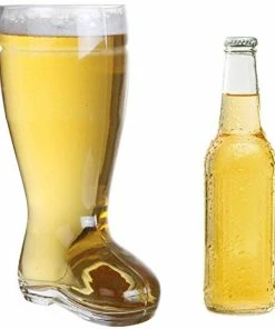 2 Liter Beer Boot Glass Set - Oktoberfest Beer Boots - Set Of 2 - MyGift 13 2 Liter Beer Boot Glass Set - Oktoberfest Beer Boots - Set Of 2 - MyGift