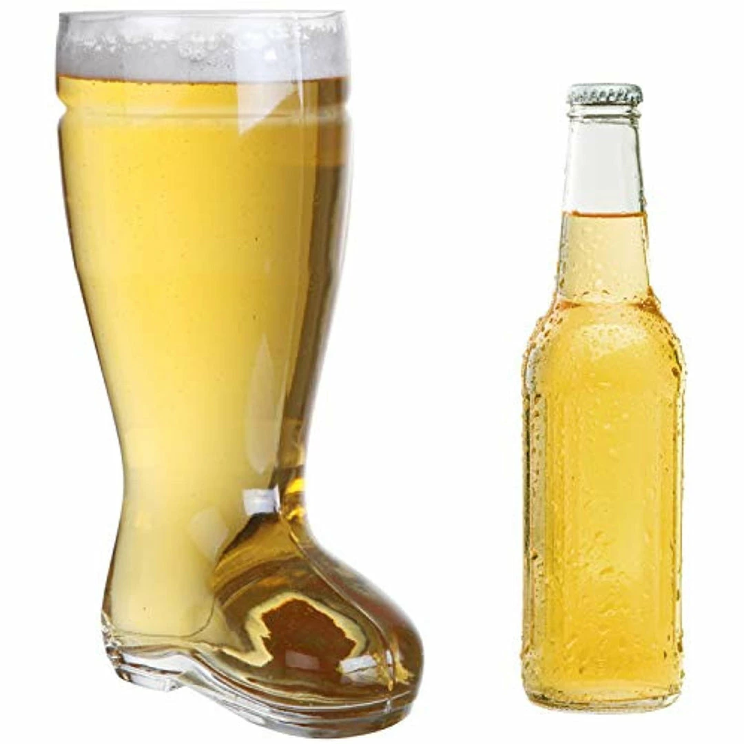 2 Liter Beer Boot Glass Set - Oktoberfest Beer Boots - Set Of 2 - MyGift 7 2 Liter Beer Boot Glass Set - Oktoberfest Beer Boots - Set Of 2 - MyGift