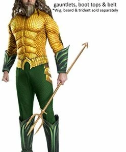 The American Store Rubie's Men's Standard Movie Adult Aquaman Deluxe Costume, As Shown Superheroes Mens Costumes 9 The American Store Rubie's Men's Standard Movie Adult Aquaman Deluxe Costume, As Shown Superheroes Mens Costumes