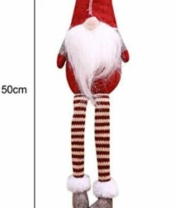 Onlineamericanstore Christmas & New Year Party Decoration Sitting Long-legged Elf Christmas Snowman Decorations