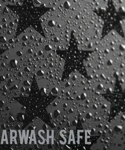 Onlineamericanstore Fits 2018-2021 Jeep Wrangler 4 Door JL JLU Rear Quarter Window American Flag Vinyl Decal Stickers 2019 2020 Patriotic Stickers