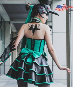 Pugs2Persians Glowing Skulls Cat Collar On Black | Small And Large Cat / Kitten Collar | Glow In The Dark