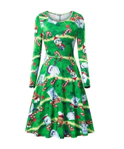 Shop4530021 Store Christmas Women Clothing 2018 Autumn Women Christmas Dress XL Plus Size New Year Festival Large Size Long Sleeve Tree Casual Vintage Winter Dress Ladies 15 Shop4530021 Store Christmas Women Clothing 2018 Autumn Women Christmas Dress XL Plus Size New Year Festival Large Size Long Sleeve Tree Casual Vintage Winter Dress Ladies