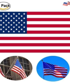 Onlineamericanstore 3 PCS Double Sided Printed American Polyester Grommets USA Flag