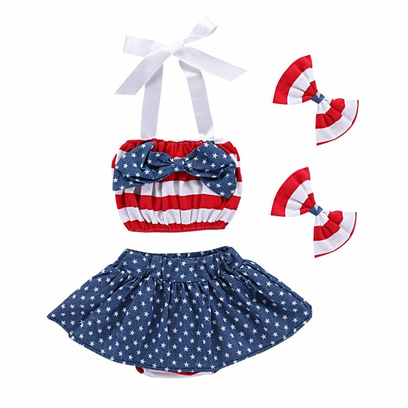 Onlineamericanstore Kids Clothing 4th Of July Baby Girl Dress American Flag Tube Top Skirt Headband Clothes 4 Onlineamericanstore Kids Clothing 4th Of July Baby Girl Dress American Flag Tube Top Skirt Headband Clothes