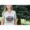RavelledKnits Women Clothing 4th Of July Camping Shirt For Women/ Labor Day Camping Shirt/ Camping Tshirt/ Camping T Shirt/ Happy Camper Shirt/ Patriotic Camping Shirt
