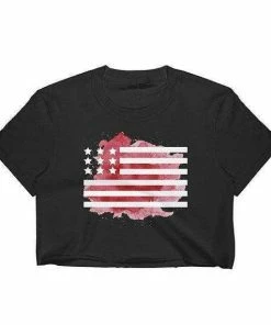 LexGraphix 4th Of July Crop Top, Independence Day, American Flag Crop Top, American Flag Tee, Watercolor Crop Top, Patriotic, Red White And Blue 8 LexGraphix 4th Of July Crop Top, Independence Day, American Flag Crop Top, American Flag Tee, Watercolor Crop Top, Patriotic, Red White And Blue