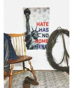 The American Store 4th Of July Flag, Fourth Of July Decoration, American Flag, Hate Has No Home Here, House Flag, Welcome Flag, Patriotic Home, Housewarming